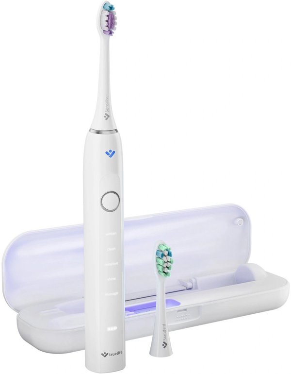 Ηλεκτρική οδοντόβουρτσα TrueLife SonicBrush Clean70 UV λευκή IPX8