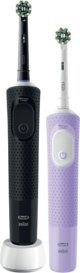 Οδοντόβουρτσα Oral-B Vitality Pro D103 Duo 2 τεμ. Μαύρο/Μωβ