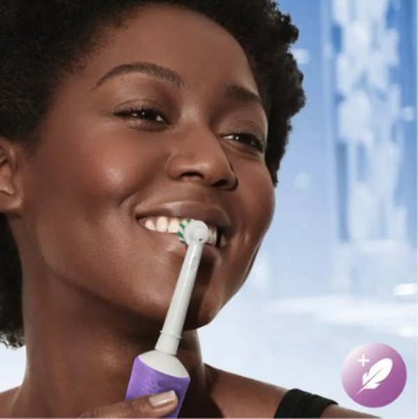 Οδοντόβουρτσα Oral-B Vitality Pro D103 Duo 2 τεμ. Μαύρο/Μωβ