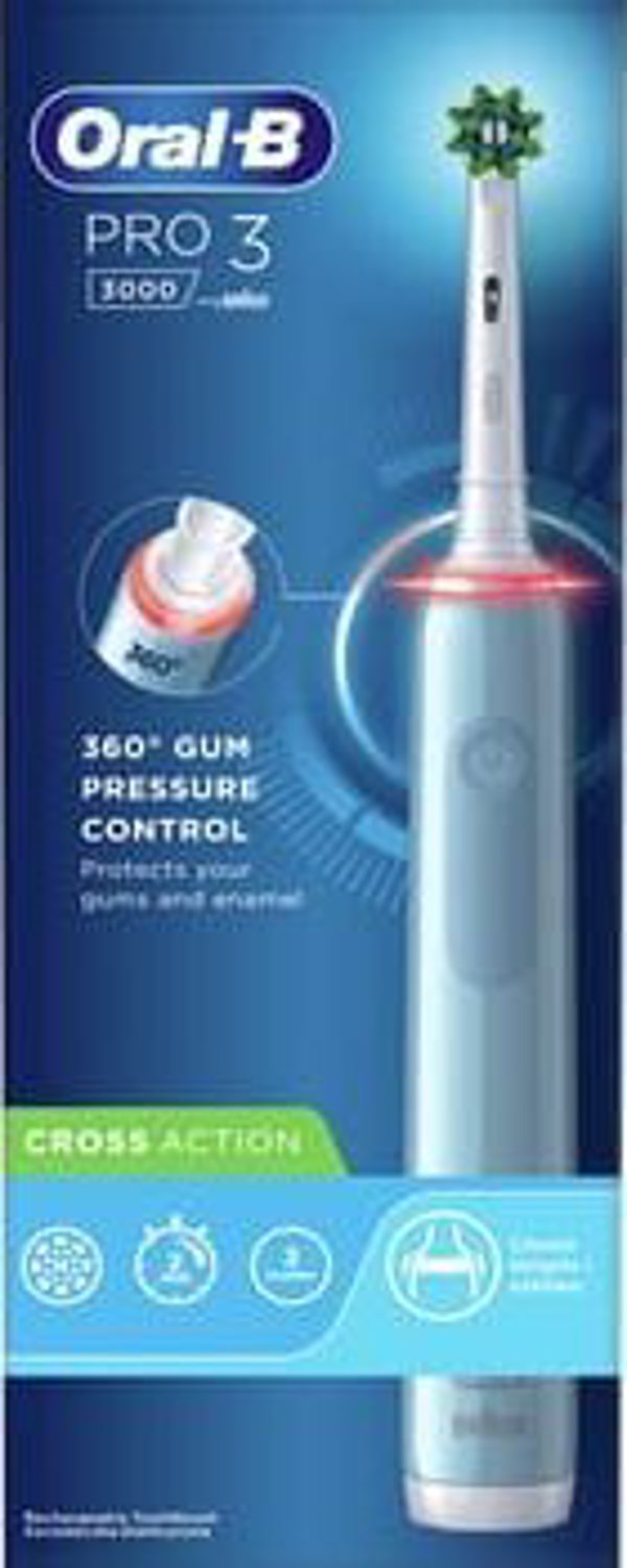 Οδοντόβουρτσα Oral-B Pro 3 3000 CrossAction Μπλε