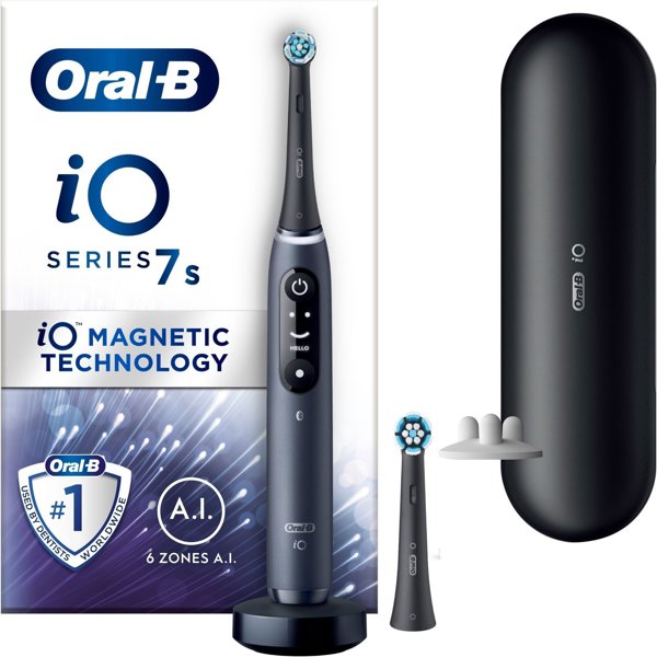 Ηλεκτρική οδοντόβουρτσα Oral-B iO Series 7s, μαύρη