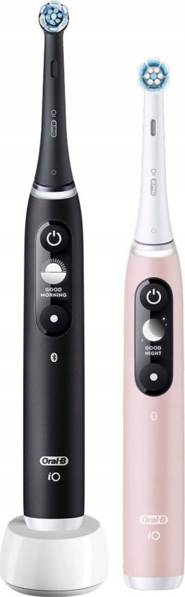 Ηλεκτρική οδοντόβουρτσα Oral-B Oral-B iO Series 6, διπλή συσκευασία, μαύρο / ροζ