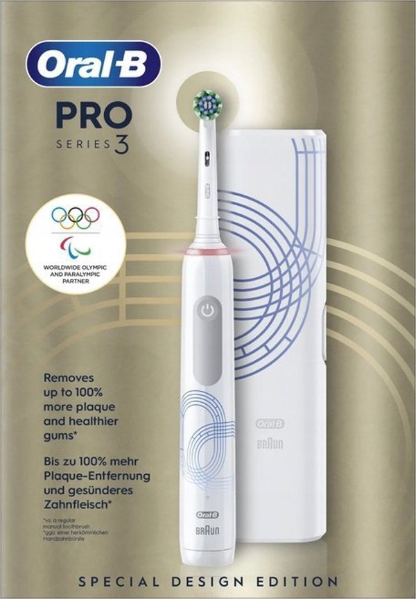 Οδοντόβουρτσα Oral-B Pro 3 3500 Olympia Special Edition Λευκή