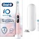 Oral-B iO Series 6 Ηλεκτρική Οδοντόβουρτσα Ροζ με 5 Προγράμματα Βουρτσίσματος & 2 Κεφαλές