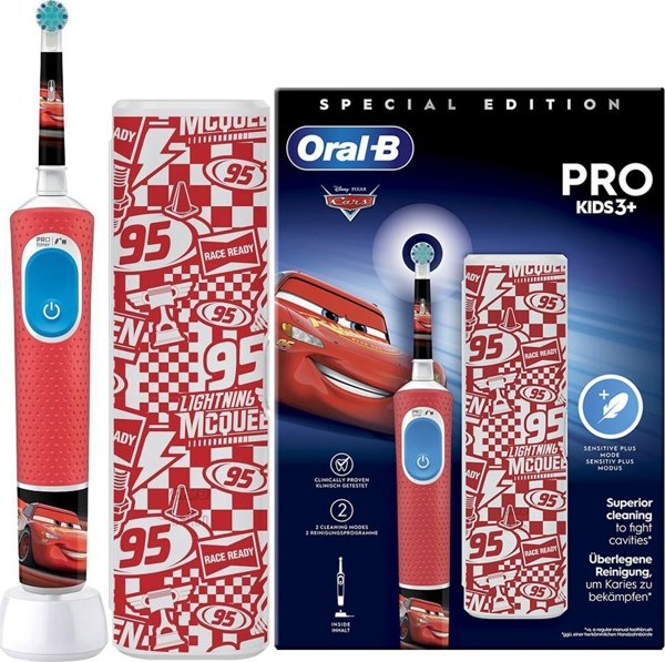 Οδοντόβουρτσα Oral-B Vitality Pro 103 Cars Κόκκινη