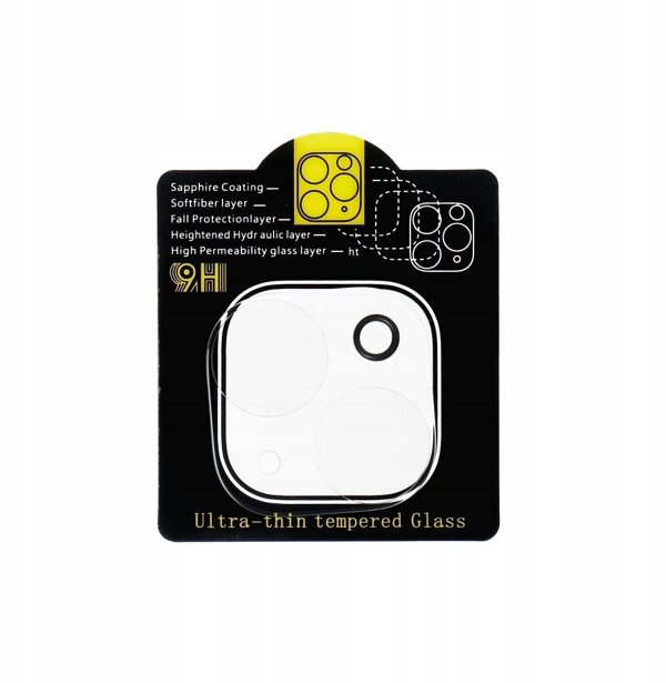 5D Full Glue Tempered Glass για την κάμερα - για iPhone 16 Pro Max Διαφανές