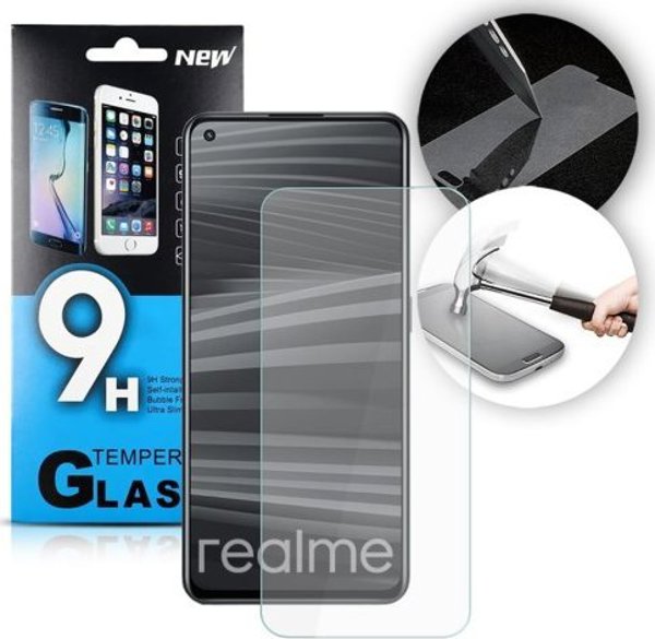 NoName Tempered Glass για Realme Narzo 30 5G, Προστατευτικό Οθόνης, 1 Τεμάχιο