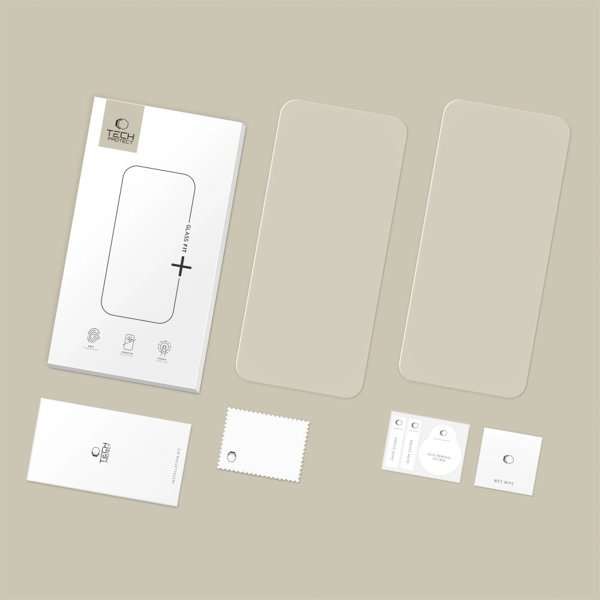 Tech-Protect Tempered Glass Glass Fit+ για Apple iPhone 16 Pro Max / 17 Pro Max, Διάφανο, 2 Τεμάχια