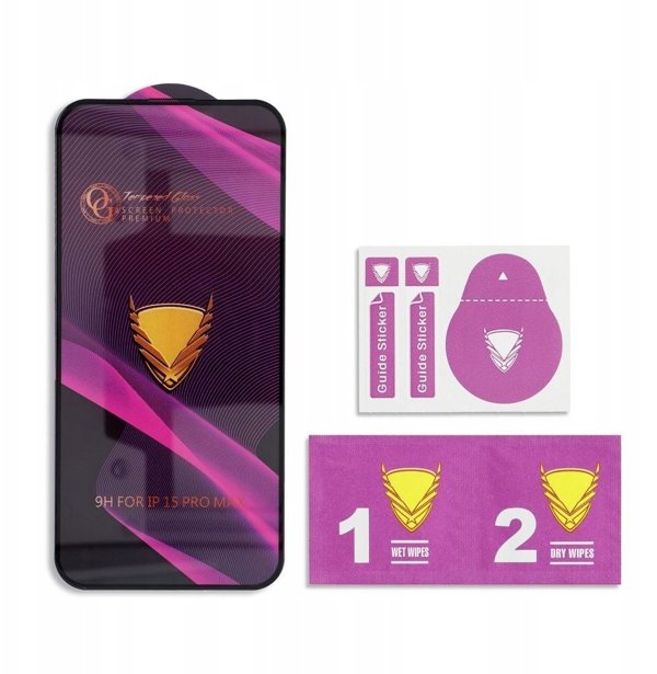 TelForceOne Tempered Glass OG Premium για iPhone 16 Pro Max, Προστασία Οθόνης, Μαύρο