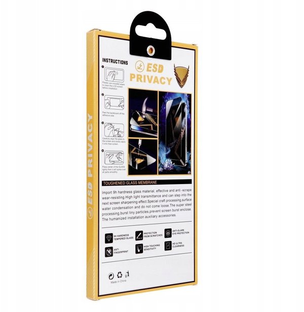 OG Προστατευτικό Οθόνης 6D Premium Privacy Glass για iPhone 17 Air - Μαύρο