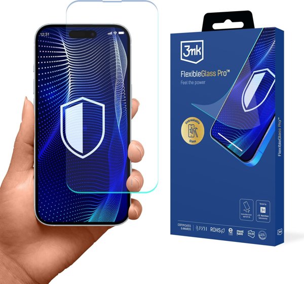 3MK FlexibleGlass Pro Εύκαμπτο Γυαλί Προστασίας Οθόνης για Apple iPhone 17 Air