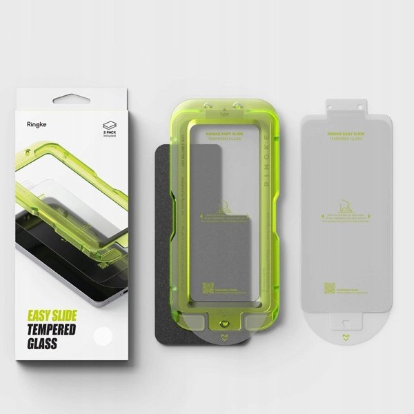 Tempered Glass Ringke Easy Slide 2-Pack για Galaxy S25 FE Διαφανές