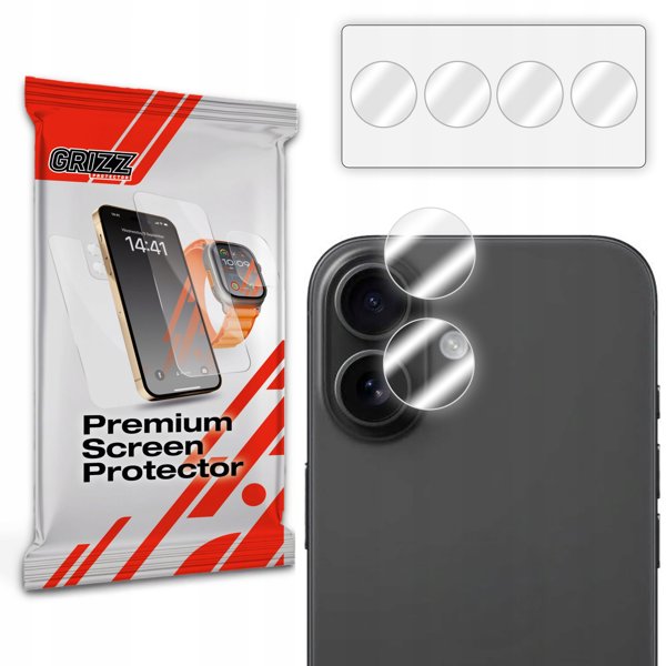 GrizzGlass HybridGlass Camera Γυαλί Προστασίας για Apple iPhone 17