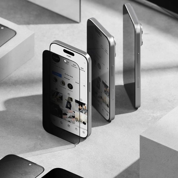 Γυαλί απορρήτου Ringke Easy Slide για Apple iPhone 17 Privacy [2 PACK]