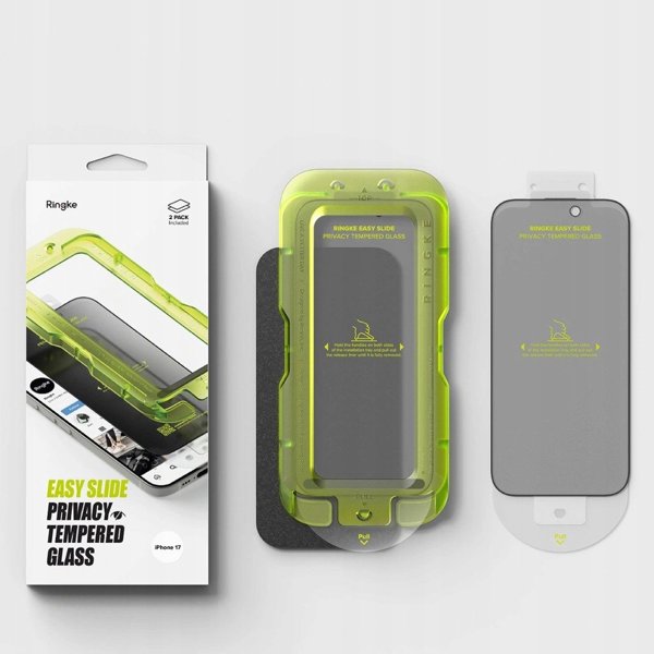 Γυαλί απορρήτου Ringke Easy Slide για Apple iPhone 17 Privacy [2 PACK]