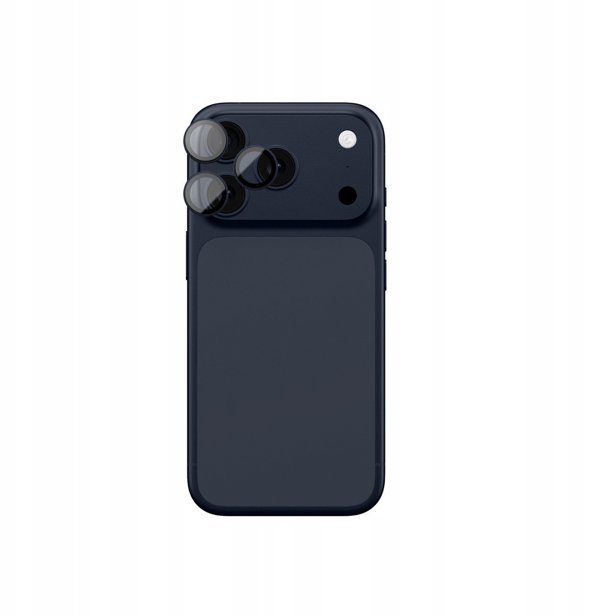 AMAZINGTHING Γυαλί Προστασίας Κάμερας για iPhone 17 Pro / Pro Max, Μπλε Αλουμινένιο Πλαίσιο