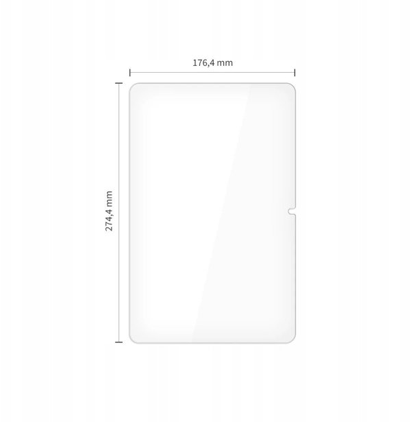 Προστατευτικό τζαμάκι Tech-Protect Glass Fit+ 2-pack για Lenovo Idea Tab Plus 12.1 TB-361 διαφανές