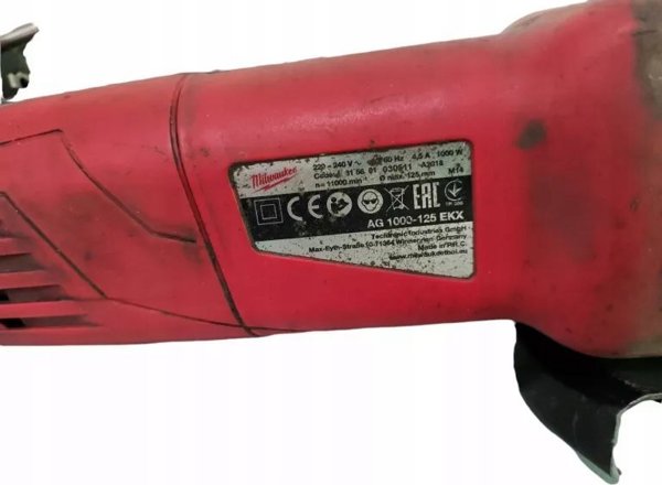 Γωνιακός Τροχός MILWAUKEE AG1000-125EKX 1000W 125mm