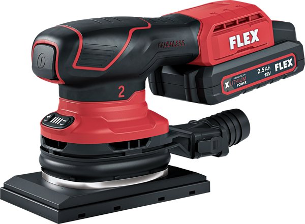 Φορητός εκκεντρικός τριβείο FLEX Polishers FLEX OSE 2-80 18-EC/2,5 Σετ