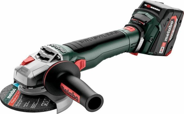Γωνιακός Τροχός Μπαταρίας Metabo WB 18 LT BL 11-125 Quick, 125mm, 2x5.2Ah, με Metabox