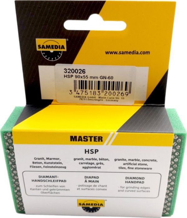 Sourcing Μαξιλαράκι λείανσης HSP 90x55 mm τριβείο GN-60