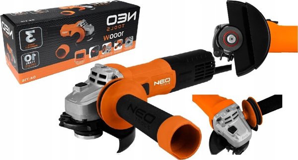 Γωνιακός τροχός Neo Γωνιακός τροχός 1000W, 125 mm