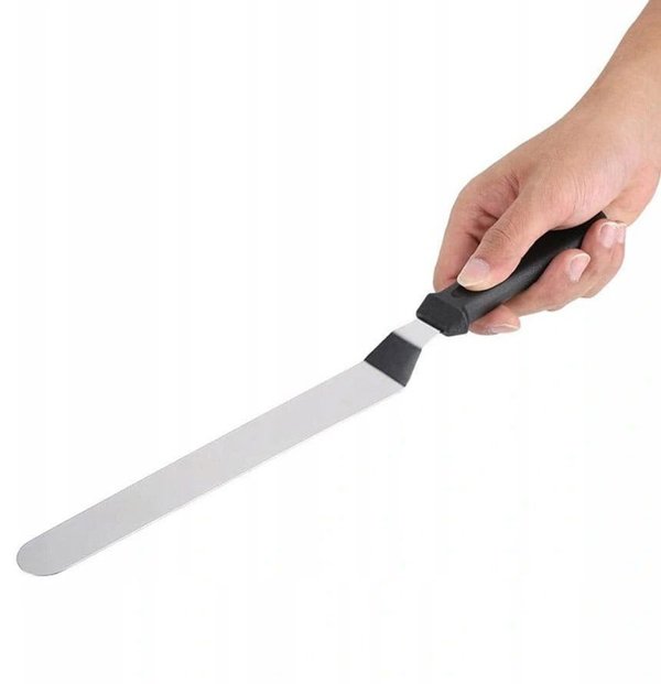 Σπάτουλα ζαχαροπλαστικής μεταλλική 38cm BRUNBESTE BB-3071 για κοπή και σερβίρισμα τούρτας