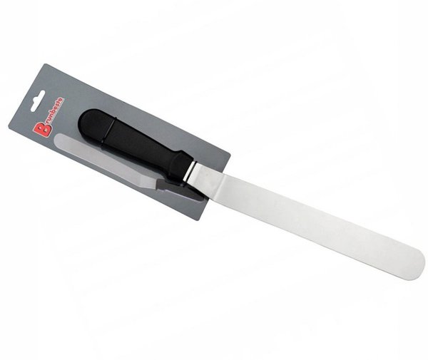 Σπάτουλα ζαχαροπλαστικής μεταλλική 38cm BRUNBESTE BB-3071 για κοπή και σερβίρισμα τούρτας