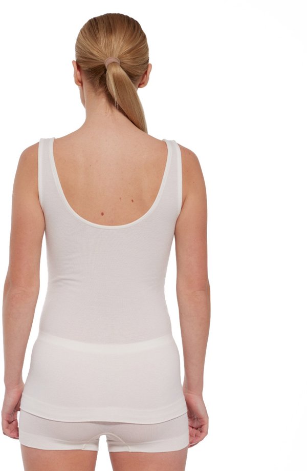 Γυναικεία μπλούζα χωρίς μανίκια COMFORT MERINO κρεμ XL