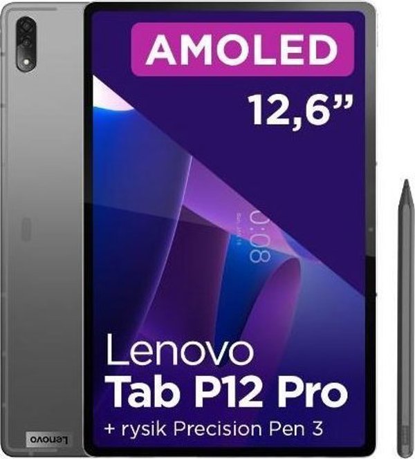 Tablet Lenovo Tab P12 Pro 12.6" 256 GB Szare (ZA9D0085PL)