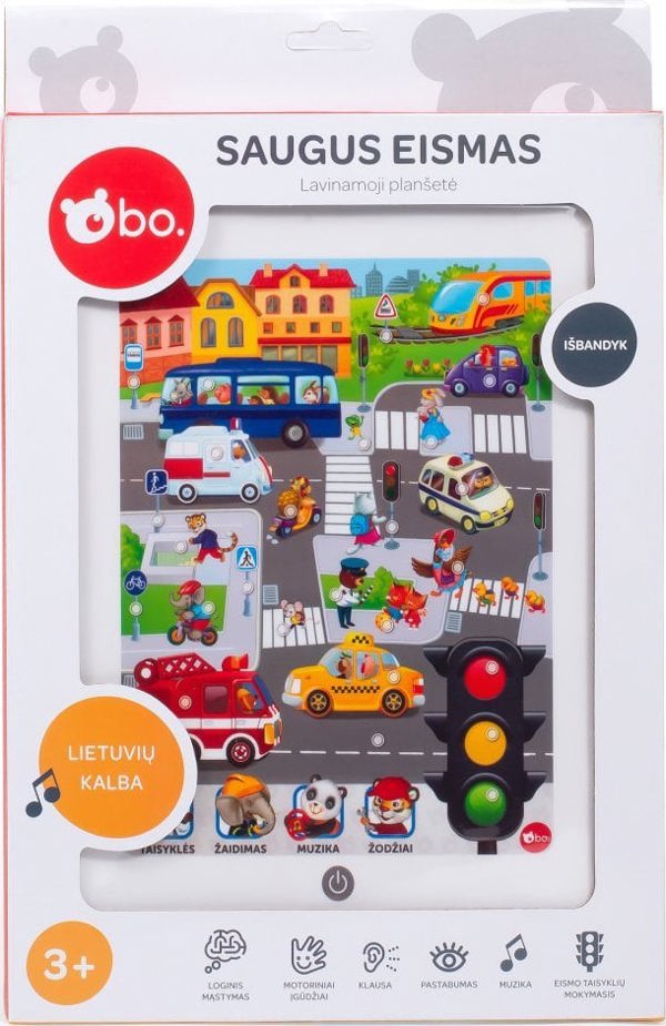 Tablet bo. Εκπαιδευτικό tablet "Traffic" (Στα Λιθουανικά)