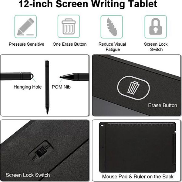 Γραφικό tablet Platinet 12" (PWT12B)