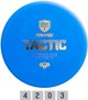 Δίσκος δισκογκόλφ Tactic Midrange Driver HARD EXO TACTIC Evolution Light blue