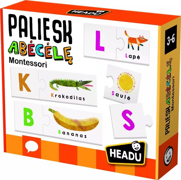 Tactic HEADU Μοντεσσόρι Touch Abc (Στα Λιθουανικά)