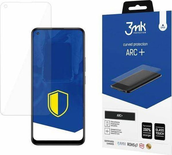 Μεμβράνη Προστασίας Οθόνης 3MK ARC+ για Realme 8 Pro, Full Coverage, Διάφανη