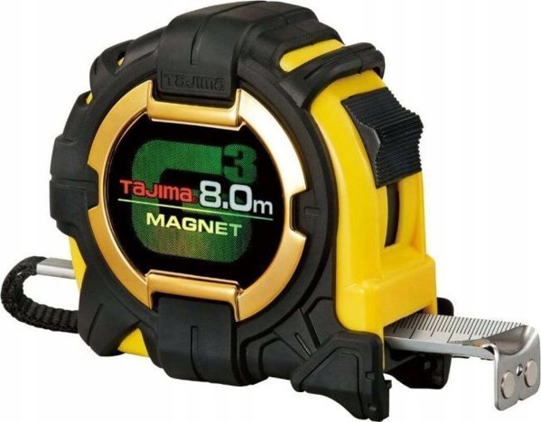 Tajima Μέτρο με μαγνήτη 8m TAJIMA G3Lock 27