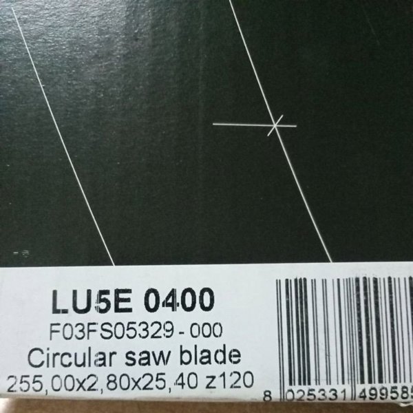 Δίσκος κοπής LU5E 0400 255X25,4-120