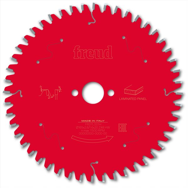 Δίσκος Πριονιού FR07L001H 165X20-48