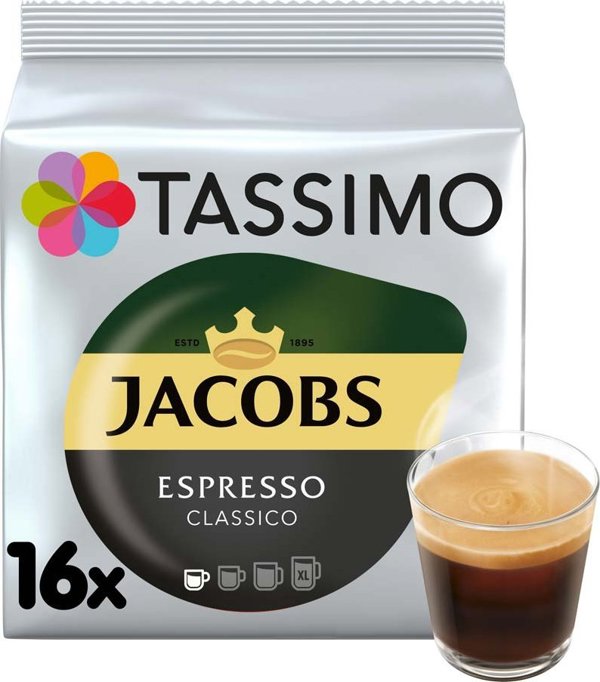 Κάψουλες Tassimo Jacobs Espresso Classico 16 τεμ.
