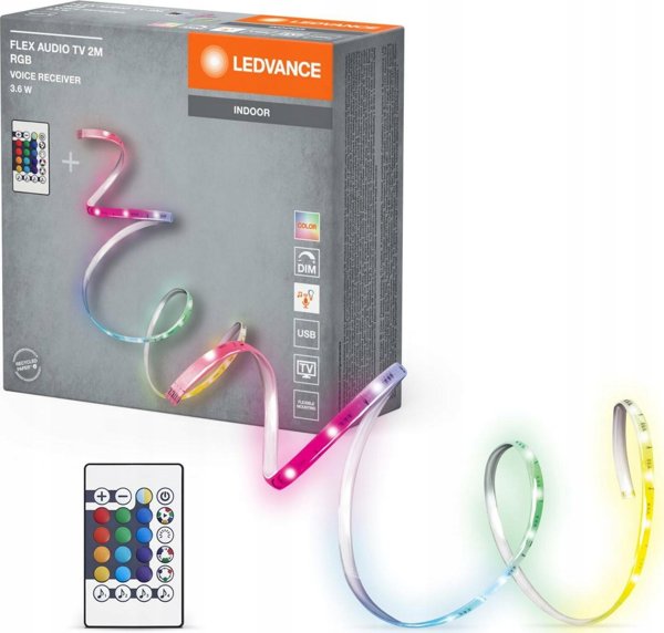 Ταινία LED Ledvance FLEXAUDIO TV 2M RGB USB VR RC
