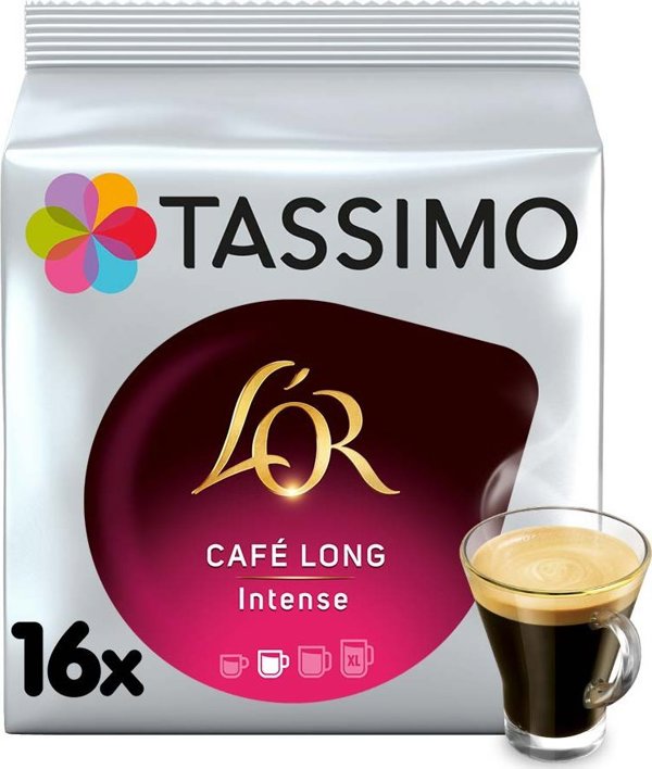Tassimo Κάψουλες L'OR Cafe Long Intense 16 τεμ.