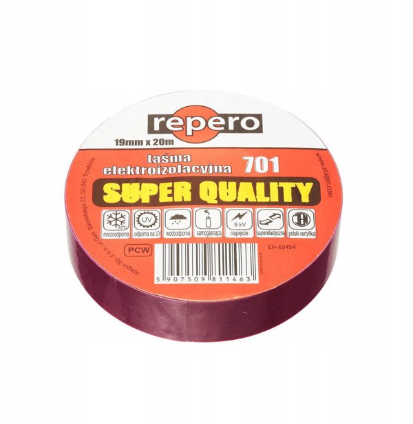 Blue Line Μονωτική Ταινία Repero 701, Μωβ, 19mm x 20m