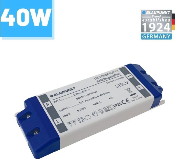 Ταινία LED Blaupunkt Τροφοδοτικό LED Blaupunkt 12V 40W για ταινίες