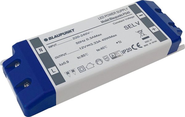 Ταινία LED Blaupunkt Τροφοδοτικό LED Blaupunkt 12V 40W για ταινίες
