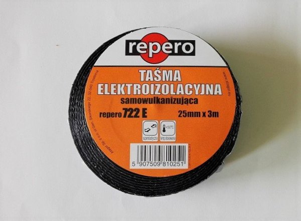 Ταινία REPERO 722E SUPER BOND Αυτο-ηφαιστειοποιητική 25mmx3m
