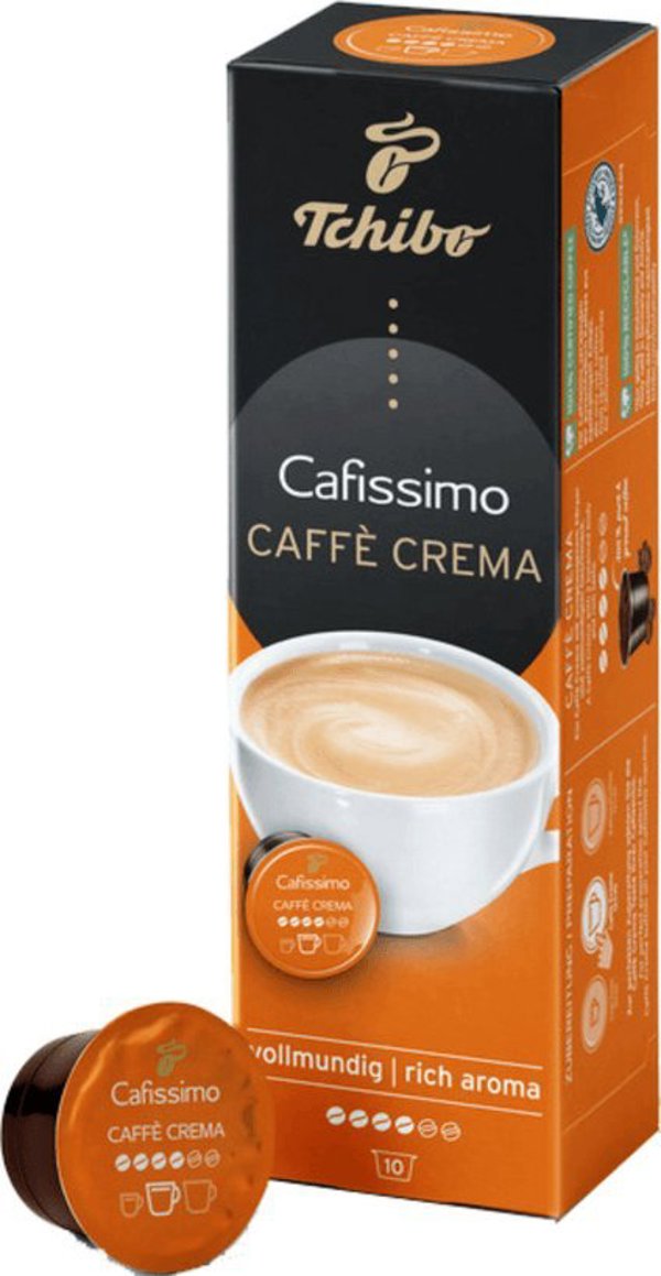 Tchibo Κάψουλες Cafissimo Caffe Crema Rich Aroma 10 τεμ.