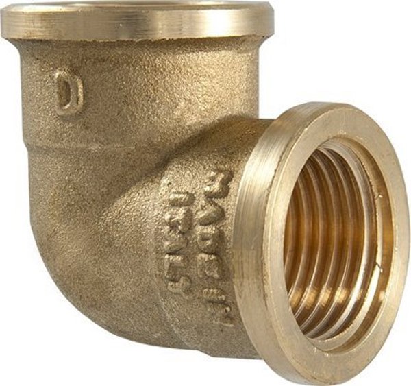 TDM BRASS ELBOW 1 1/4 V/V
