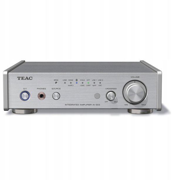Ενισχυτής στερεοφωνικού Teac AI-303, ασημί