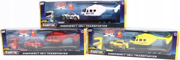 Teamsterz TEAMSTERZ Die-cast playset Heli transporter, 26 cm