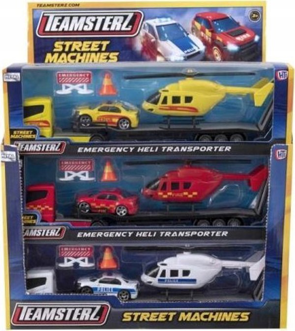 Teamsterz TEAMSTERZ Die-cast playset Heli transporter, 26 cm